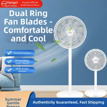 Stojanový ventilátor s 7 lopatkami, oscilačná hlava, 50 W, 220 V, 50 Hz.