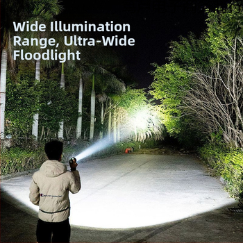 Dobíjateľná LED baterka so zoomom — Jigobird LED čip, ABS puzdro, dlhá výdrž batérie