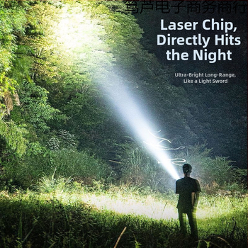 Dobíjateľná LED baterka so zoomom — Jigobird LED čip, ABS puzdro, dlhá výdrž batérie