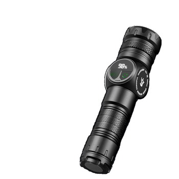 Φορτιζόμενος φακός LED με ζουμ — Jigobird LED τσιπ, ABS περίβλημα, μακρά διάρκεια μπαταρίας