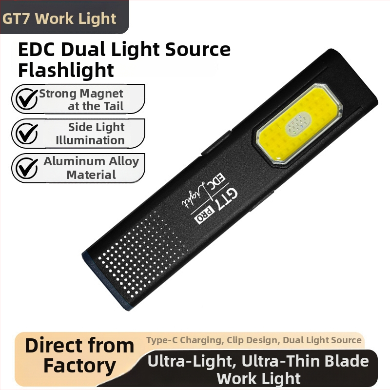 Kempingová lampa GT7 LED, dobíjateľné napájanie, ručný spínač