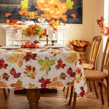 Покривка за маса – фланелена, правоъгълна, прахозащита и декоративен ефект, скандинавски стил (Материал: фланела; Форма: правоъгълна; Функции: прахозащита, декоративност; Стил: скандинавски)