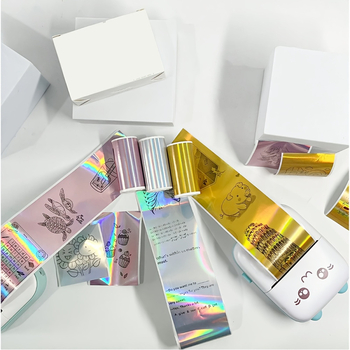 Мини 57 мм термален принтер за етикети с термална хартия и лепило, което не изсъхва | Персонализирана обработка | Експортна ексклузивна доставка