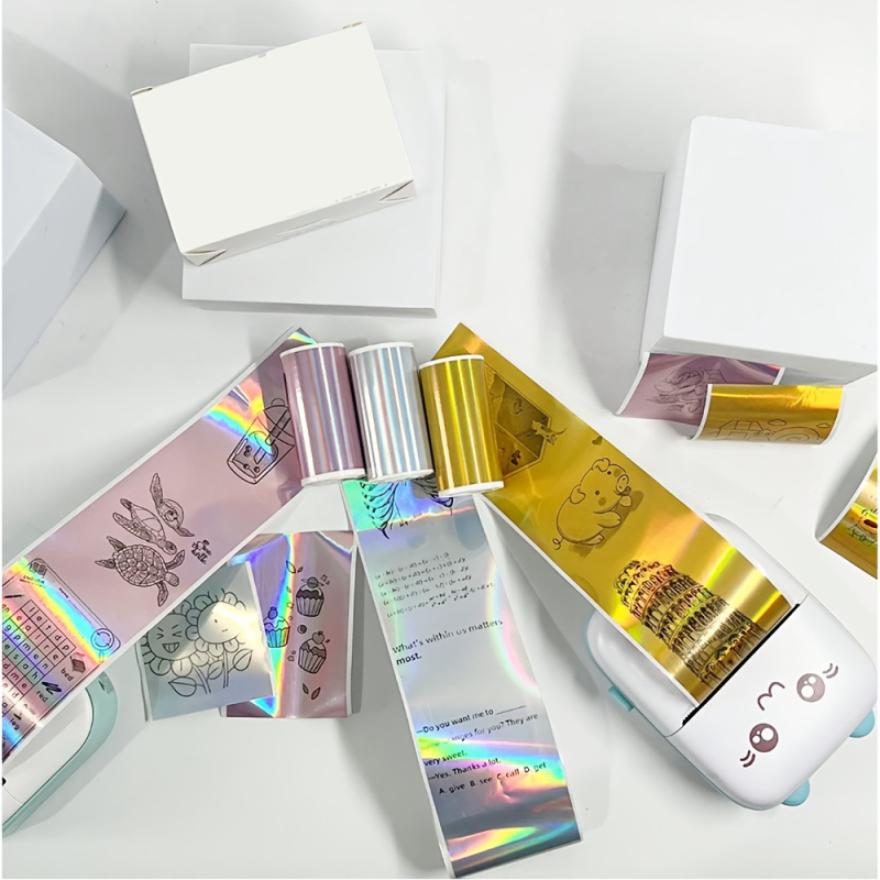 Мини 57 мм термален принтер за етикети с термална хартия и лепило, което не изсъхва | Персонализирана обработка | Експортна ексклузивна доставка