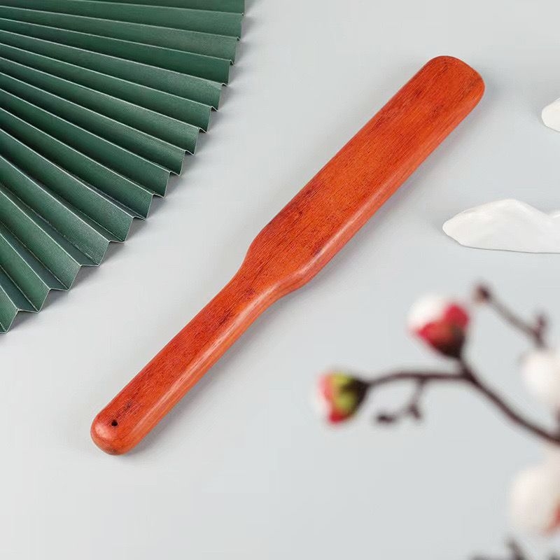 Gua Sha masážna doska – Drevo kuracieho krídla, ťažká bodová masáž, predĺžená doska pre celé telo a krk, tichý chod