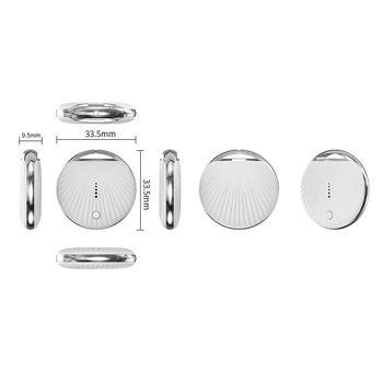 GUOLINK TX12 Bluetooth антизагубно устройство, 240mAh батерия, Find My поддръжка, AirTag стил ключодържател, съвместим с Android и iOS