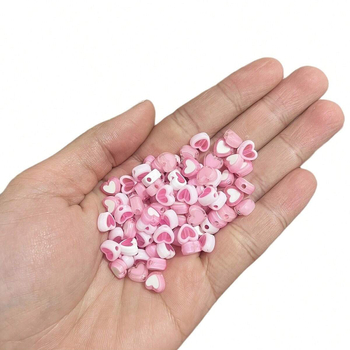 DIY Sada doplnkov • Akrylové korálky • Elektroplating povrch • Návrh broskyňové srdce • Model Z0119