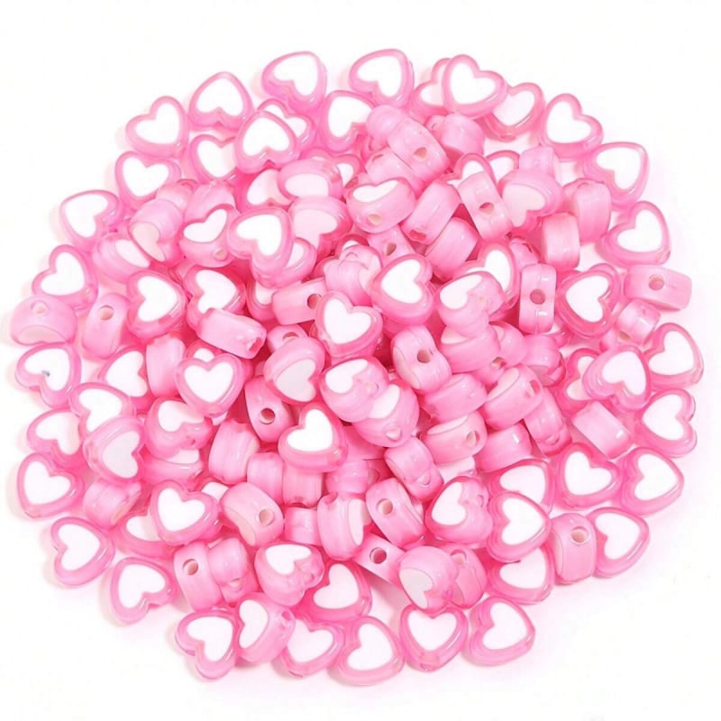 DIY Sada doplnkov • Akrylové korálky • Elektroplating povrch • Návrh broskyňové srdce • Model Z0119