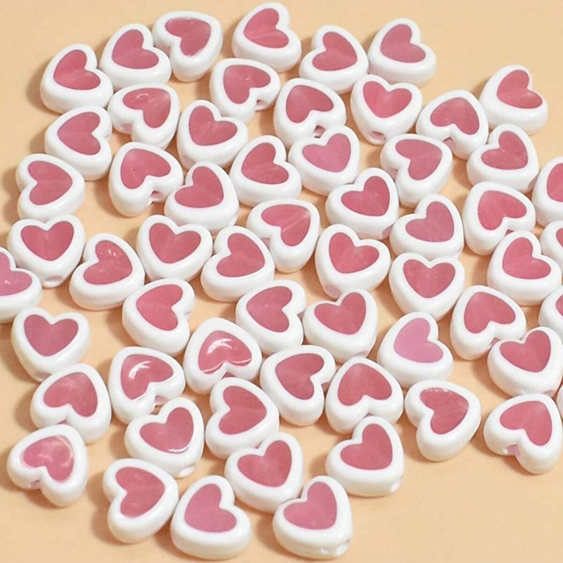 DIY Sada doplnkov • Akrylové korálky • Elektroplating povrch • Návrh broskyňové srdce • Model Z0119