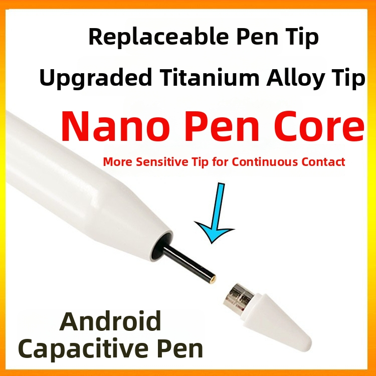 Univerzálny kapacitný stylus s kovovým telom, magnetické prichytenie, kompatibilný s Apple, Samsung, Huawei a Xiaomi