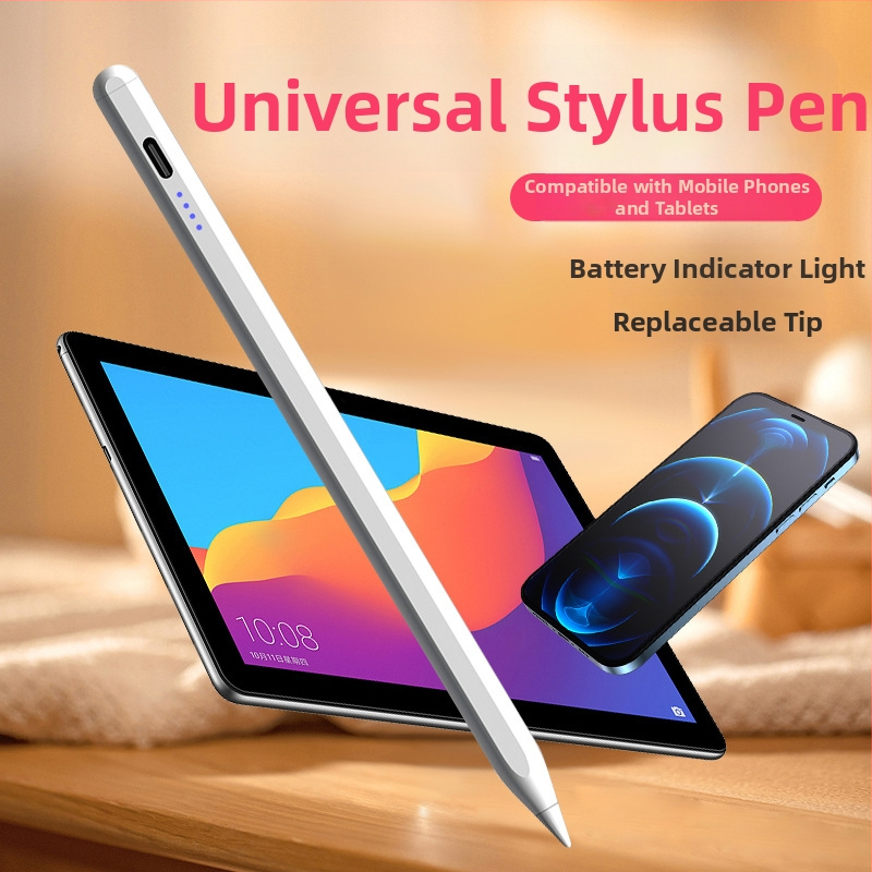 Univerzálny kapacitný stylus s kovovým telom, magnetické prichytenie, kompatibilný s Apple, Samsung, Huawei a Xiaomi