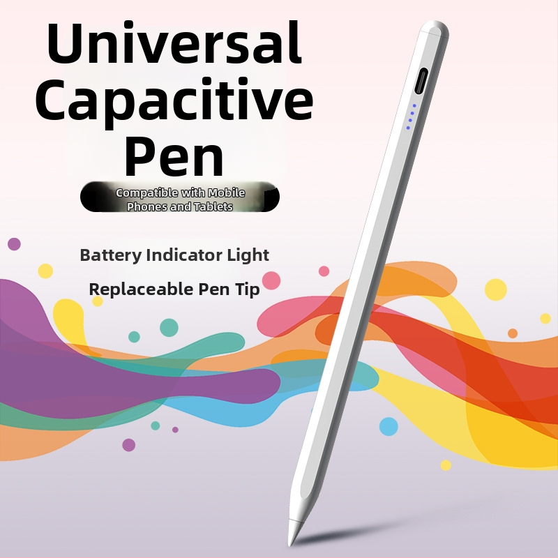 Univerzálny kapacitný stylus s kovovým telom, magnetické prichytenie, kompatibilný s Apple, Samsung, Huawei a Xiaomi