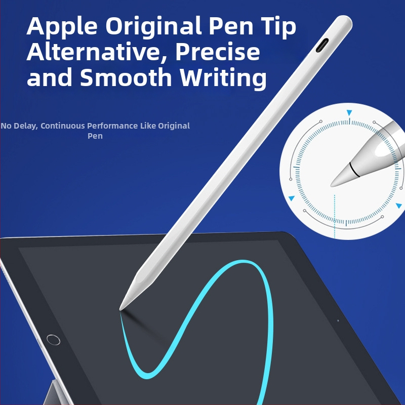 Univerzálny kapacitný stylus s kovovým telom, magnetické prichytenie, kompatibilný s Apple, Samsung, Huawei a Xiaomi