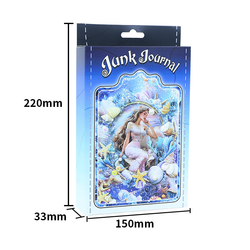 Donghong set samolepiek do denníka so sušenými kvetmi — PET a washi papier, tlačené pozadia