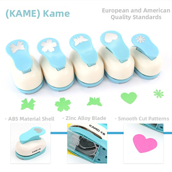 Kami Sada embossovania s pákou pre úsporu sily, model KM-8810*4+8805, ručné vŕtanie, hrúbka vŕtania 2 mm, 1 otvor