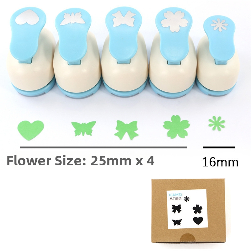 Kami Sada embossovania s pákou pre úsporu sily, model KM-8810*4+8805, ručné vŕtanie, hrúbka vŕtania 2 mm, 1 otvor