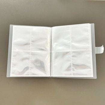 Fotoalbum na karty s PP obalom, viazanie s 6 krúžkami, 20 vnútorných strán, bežné fotoalbum