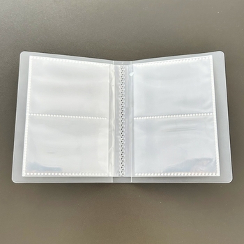 Fotoalbum na karty s PP obalom, viazanie s 6 krúžkami, 20 vnútorných strán, bežné fotoalbum