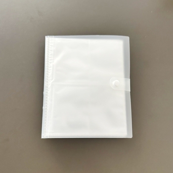 Fotoalbum na karty s PP obalom, viazanie s 6 krúžkami, 20 vnútorných strán, bežné fotoalbum