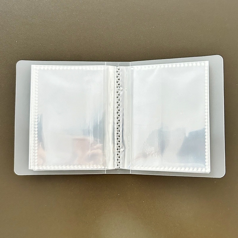 Fotoalbum na karty s PP obalom, viazanie s 6 krúžkami, 20 vnútorných strán, bežné fotoalbum