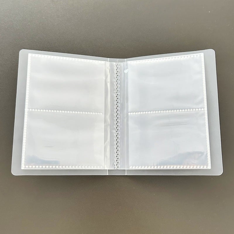 Fotoalbum na karty s PP obalom, viazanie s 6 krúžkami, 20 vnútorných strán, bežné fotoalbum