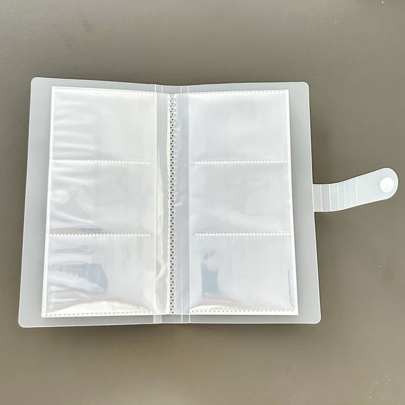 Fotoalbum na karty s PP obalom, viazanie s 6 krúžkami, 20 vnútorných strán, bežné fotoalbum