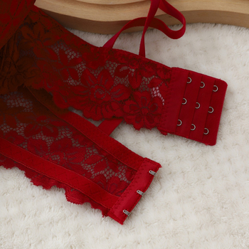 Нейлонов дантелен комплект сутиени, Push-Up, 3/4 чашка, луксозен традиционен стил, модел J5001