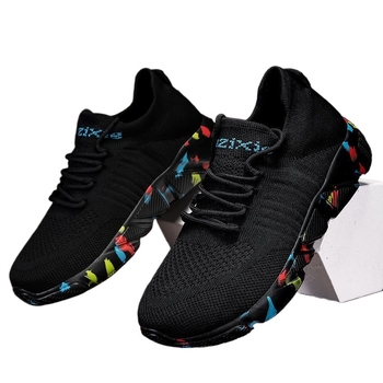 Unisex topánky na prechádzky s rozšíreným prstom, ľahká podrážka, mikrovláknový povrch