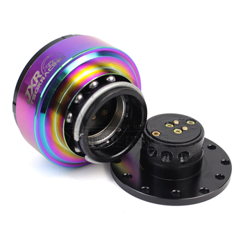 Automobilové rýchle uvoľnenie volantu — závodné volán, zliatina, kovová základná podložka, značka isok, prispôsobenie: Áno