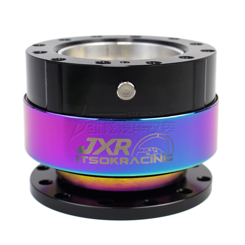 Automobilové rýchle uvoľnenie volantu — závodné volán, zliatina, kovová základná podložka, značka isok, prispôsobenie: Áno