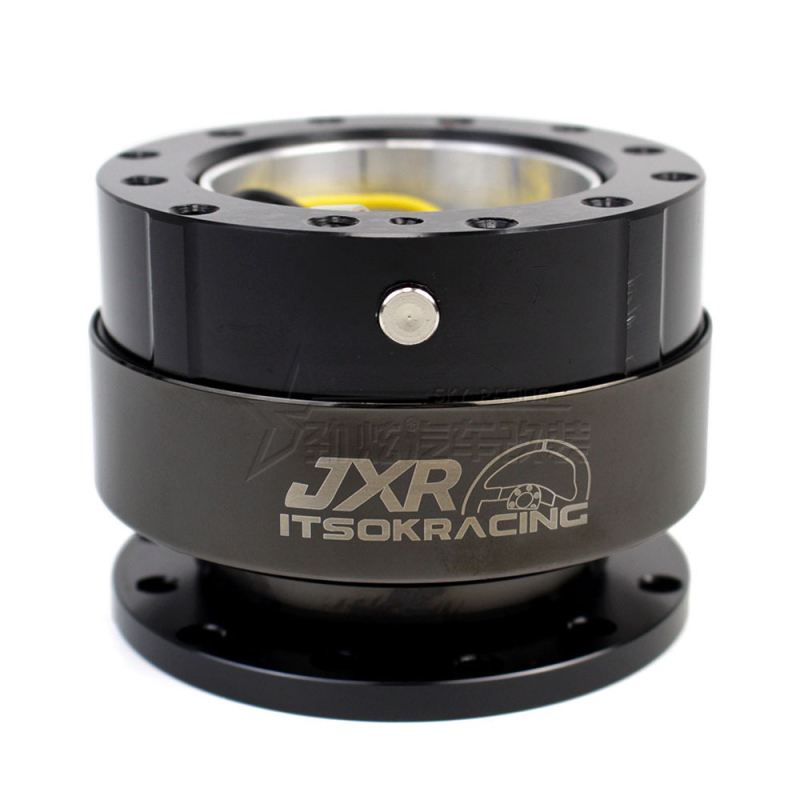 Automobilové rýchle uvoľnenie volantu — závodné volán, zliatina, kovová základná podložka, značka isok, prispôsobenie: Áno