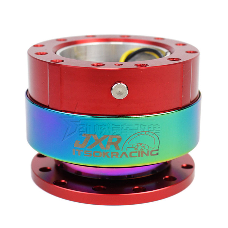 Automobilové rýchle uvoľnenie volantu — závodné volán, zliatina, kovová základná podložka, značka isok, prispôsobenie: Áno