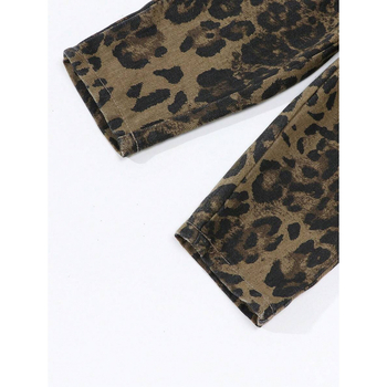 Детски костюм – леопардов принт, Lolita стил, Lyocell тъкан, регенирано целулозно влакно, лято 2022