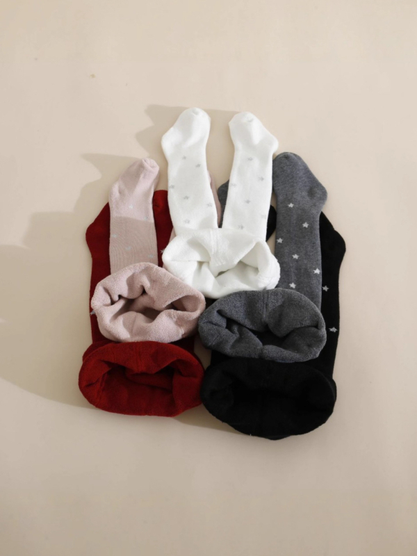 Παιδικά κολάν φλιζέ σε κορεατικό στυλ, με σχέδιο αστέρια, πολυεστέρας, μέση με ελαστικό, κατάλληλα για ηλικίες 1–3 ετών