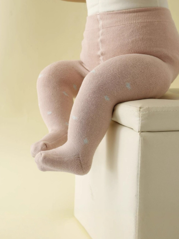 Παιδικά κολάν φλιζέ σε κορεατικό στυλ, με σχέδιο αστέρια, πολυεστέρας, μέση με ελαστικό, κατάλληλα για ηλικίες 1–3 ετών