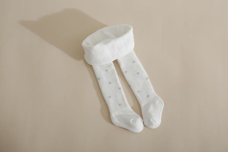 Παιδικά κολάν φλιζέ σε κορεατικό στυλ, με σχέδιο αστέρια, πολυεστέρας, μέση με ελαστικό, κατάλληλα για ηλικίες 1–3 ετών