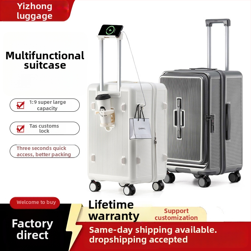 Paguz cestovná taška s predným otváraním, PC puzdro, kolieska Omni-Directional, TSA zámok s kódom, rozšíriteľná, hmotnosť 5 kg