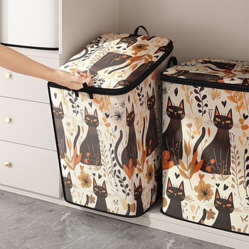 Голям капацитет преносна торба за съхранение — за дрехи и завивки, водоустойчива и влагозащитна, сгъваема, с ръкохватка