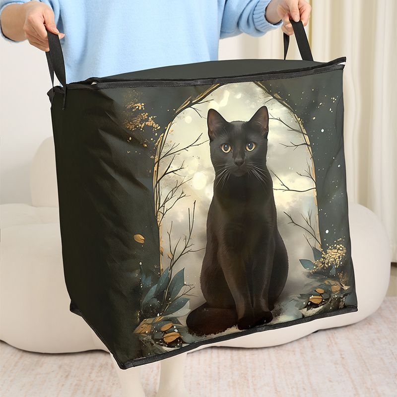 Голям капацитет преносна торба за съхранение — за дрехи и завивки, водоустойчива и влагозащитна, сгъваема, с ръкохватка