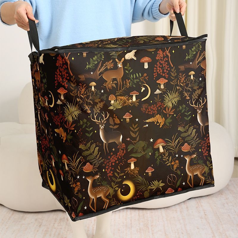 Голям капацитет преносна торба за съхранение — за дрехи и завивки, водоустойчива и влагозащитна, сгъваема, с ръкохватка