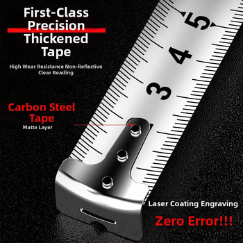 Meracia páska z nerezovej ocele, vodeodolná a odolná, s viacerými rozsahmi pre domáce použitie