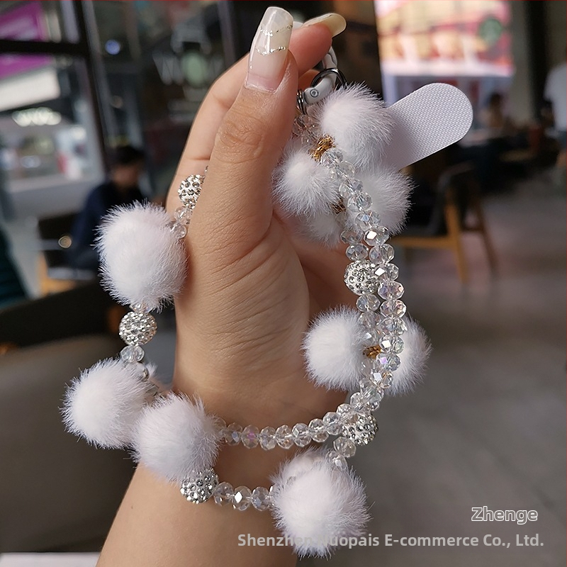 Zhenge retiazka na telefón, ručne vyrobená, dámsky štýl, materiál šnúrky: Iné, pracka: Kovová