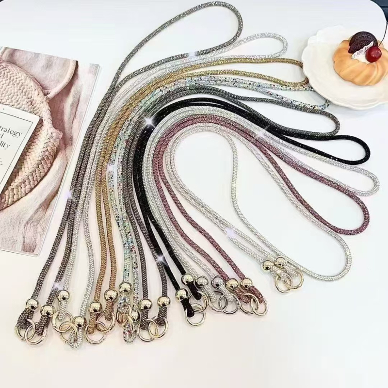 Mobilná šnúrka na telefón: kovová konštrukcia, ručne vyrábané, unisex dizajn, elastická bavlnená šnúrka, kovová pracka