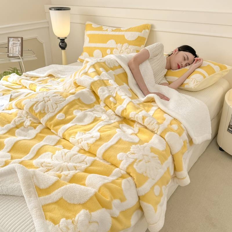 Бебешко одеяло за новородени — всесезонно, приблизително 3 кг, прост модерен стил