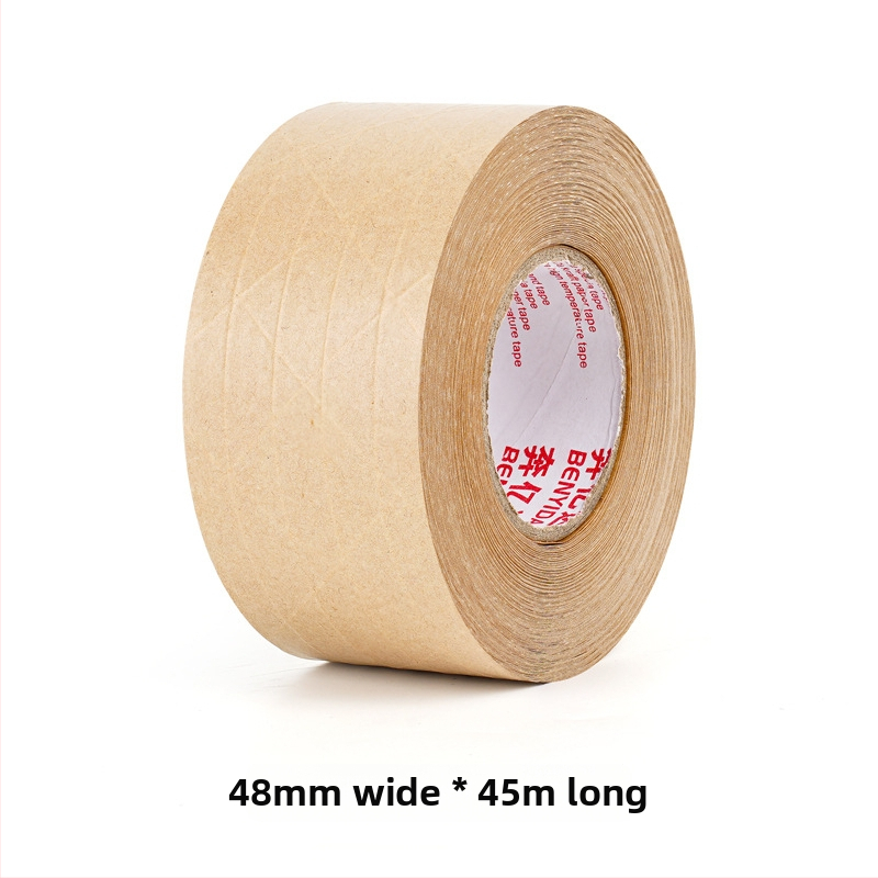 Páska z kraftového papiera, vláknitá nosná vrstva, vodou viazané lepidlo, proti manipulácii, na uzatváranie krabíc, tlačené krytie a montáž — Značka Yida