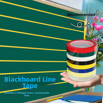 Páska na označovanie bielej tabule, PET základ, akrylové lepidlo, jednostranná, odtrhnutie nožom