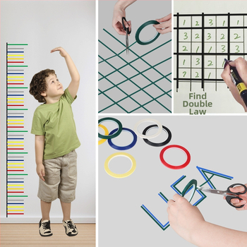 Páska na označovanie bielej tabule, PET základ, akrylové lepidlo, jednostranná, odtrhnutie nožom