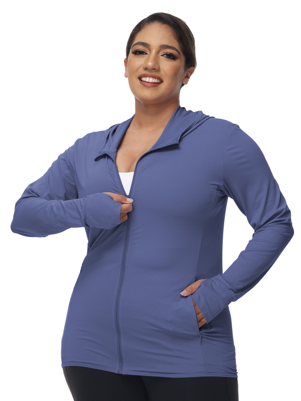 Vonkajší windbreaker s UPF50+ UV ochranou, priedušný, odvádza vlhkosť a rýchloschnúci, polyester, kapucňa — Tessier/TRYSIL Model 1910