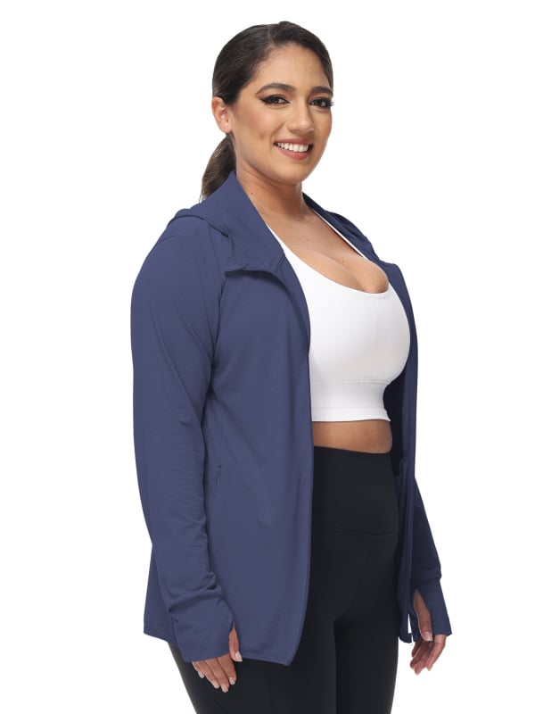 Vonkajší windbreaker s UPF50+ UV ochranou, priedušný, odvádza vlhkosť a rýchloschnúci, polyester, kapucňa — Tessier/TRYSIL Model 1910