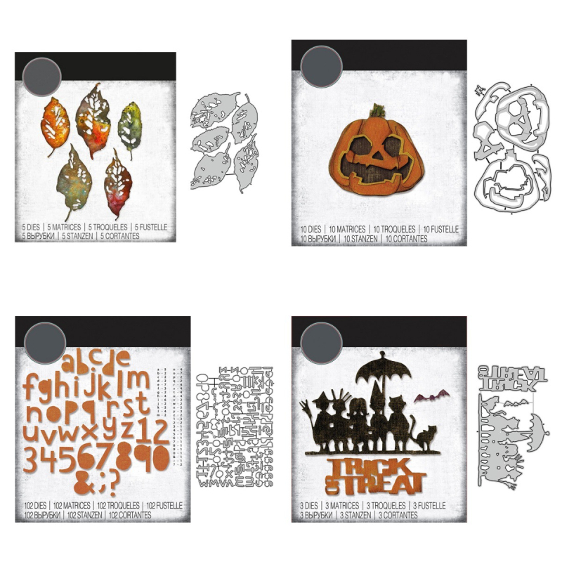 Șablon metal pentru die-cutting – stil american, electroplating, oțel carbon, brand TINYBEE, model 50806